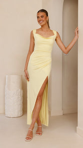 Sachio Maxi Dress - Yellow