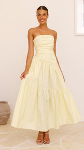 Lola Maxi Dress - Yellow