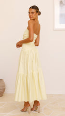 Lola Maxi Dress - Yellow