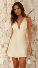 Cassida Mini Dress - Yellow
