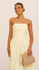 Lola Maxi Dress - Yellow