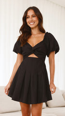Stelle Mini Dress - Black