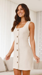 Valentino Mini Dress - Oat