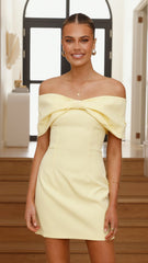 Mia Mini Dress - Yellow