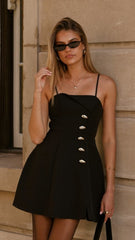 Zata Mini Dress - Black