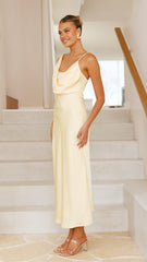 Audrey Maxi Dress - Yellow