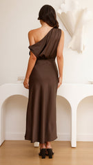 Prudence Maxi Dress - Brown