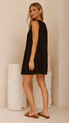 Olivio Mini Dress - Black