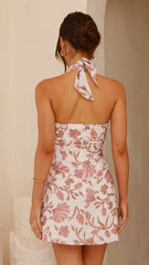 Alira Mini Dress - Pink Floral