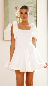 Annette Mini Dress - White
