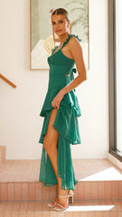Achelle Maxi Dress - Forest Green