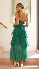 Achelle Maxi Dress - Forest Green