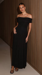 Manalla Maxi Dress - Black