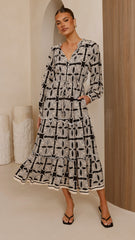 Lani Maxi Dress - Cortana Print