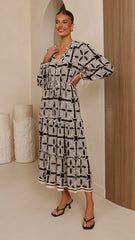 Lani Maxi Dress - Cortana Print