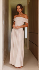 Manalla Maxi Dress - Stone