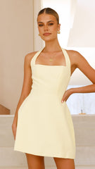 Mady Mini Dress - Lemon