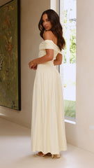 Manalla Maxi Dress - Lemon