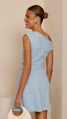 Gem Mini Dress - Blue