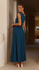 Gemma Maxi Dress - Teal