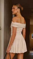 Manalla Mini Dress - Stone