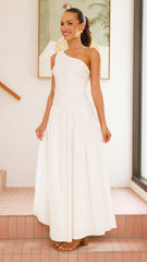 Utopia Maxi Dress - Off White