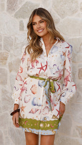 Xara Mini Dress - Ethereal Print