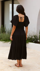 Lainey Midi Dress - Black