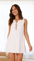 Sahara Mini Dress - White
