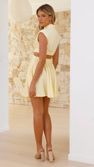 Beatrice Mini Dress - Yellow