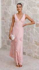 Lavara Maxi Dress - Pink