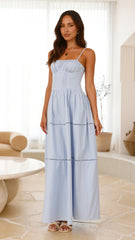 Isabella Maxi Dress - Blue