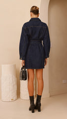 Kailas Mini Dress - Indigo Denim