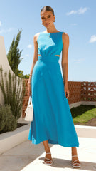 Kimberley Maxi Dress - Blue
