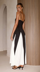 Darcie Maxi Dress - Black / Nude