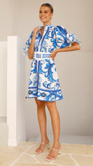 Hannah Mini Dress - Paradise