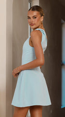 Katalina Mini Dress - Blue