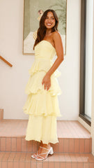 Lanica Maxi Dress - Yellow