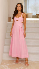 Harleigh Midi Dress - Pink