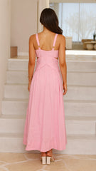 Harleigh Midi Dress - Pink