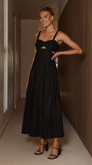 Harleigh Midi Dress - Black