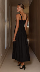 Harleigh Midi Dress - Black