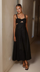 Harleigh Midi Dress - Black