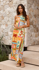 Cerilla Maxi Dress - Ashna Print