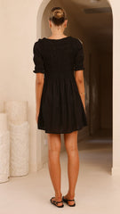 Yana Mini Dress - Black