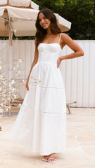 Isabella Maxi Dress - White