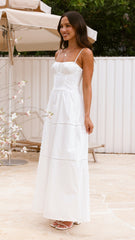 Isabella Maxi Dress - White