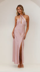 Amalia Maxi Dress - Dusty Pink