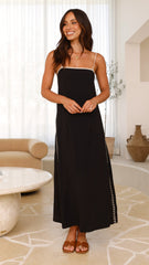 Aisha Maxi Dress - Black