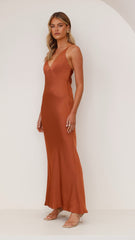Ziah Maxi Dress - Copper